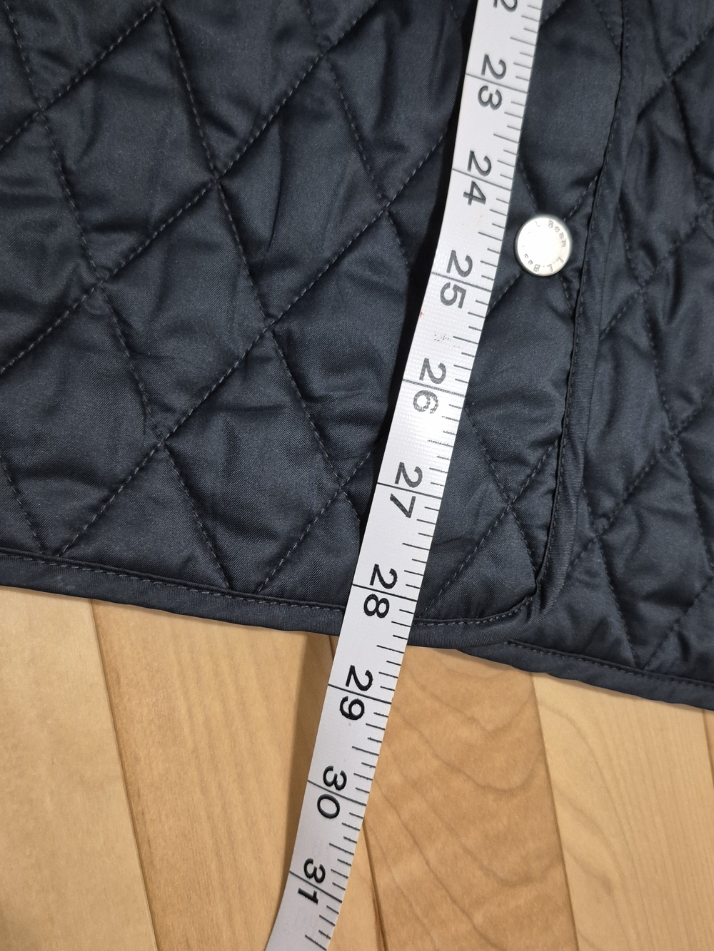 L.L. Bean Quilted Riding Snap-Front Jacket - Picture 8 of 8